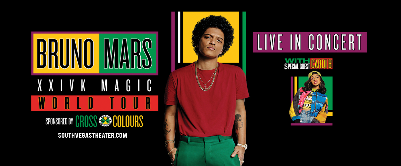 Bruno Mars Tickets 3rd September Park Theater in Las Vegas