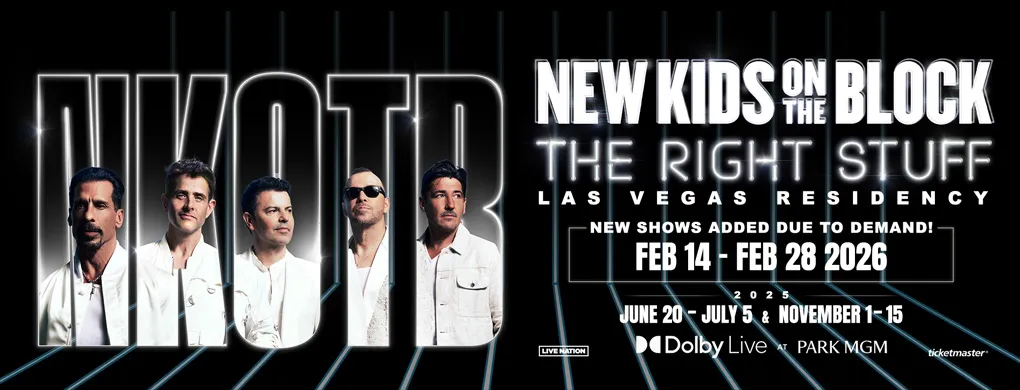 New Kids On The Block at Dolby Live at Park MGM